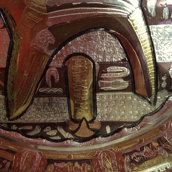 Vintage 🇪🇬 Egyptian handmade wall plate - Picture 3 of 5